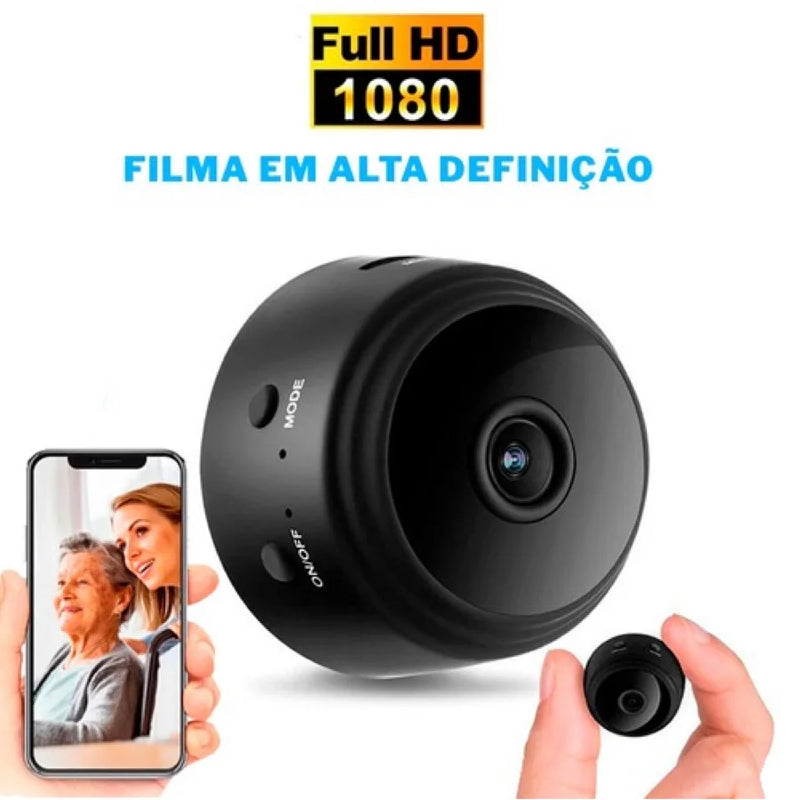 Mini câmera com resolução  1080p