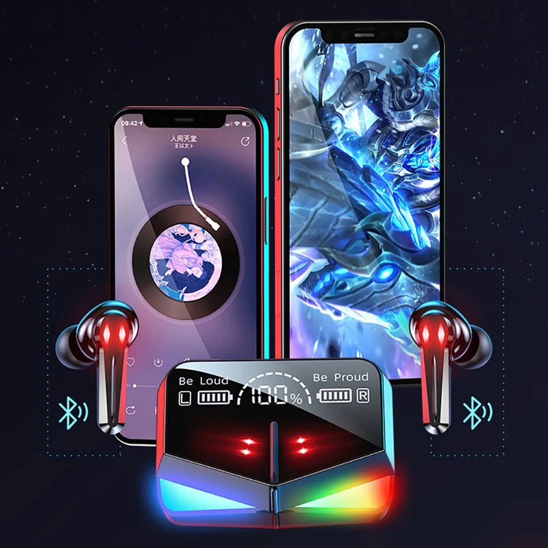 Fone M28 bluetooth com led